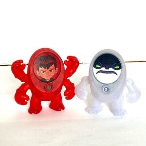 Ben 10 2018 Sonic Happy Meal Toys Lot Of 2 Headblast & Diamondhead 3in